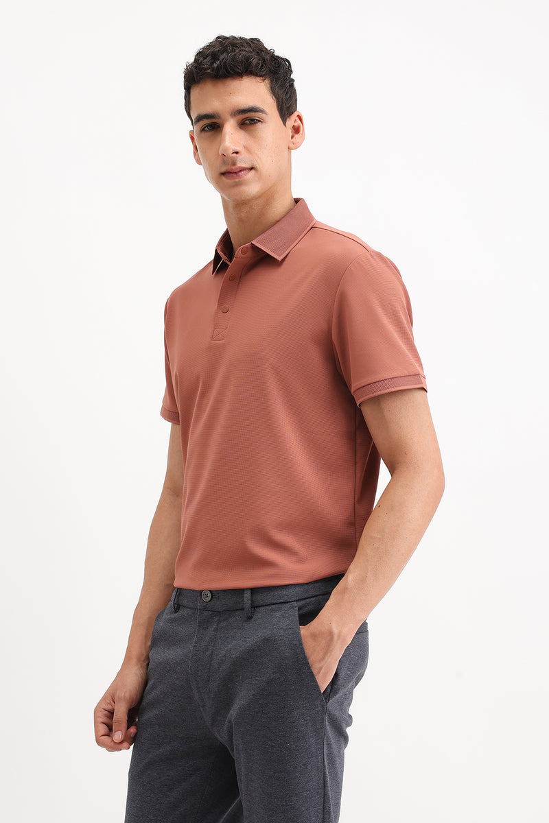 PLAIN POLO T-SHIRT