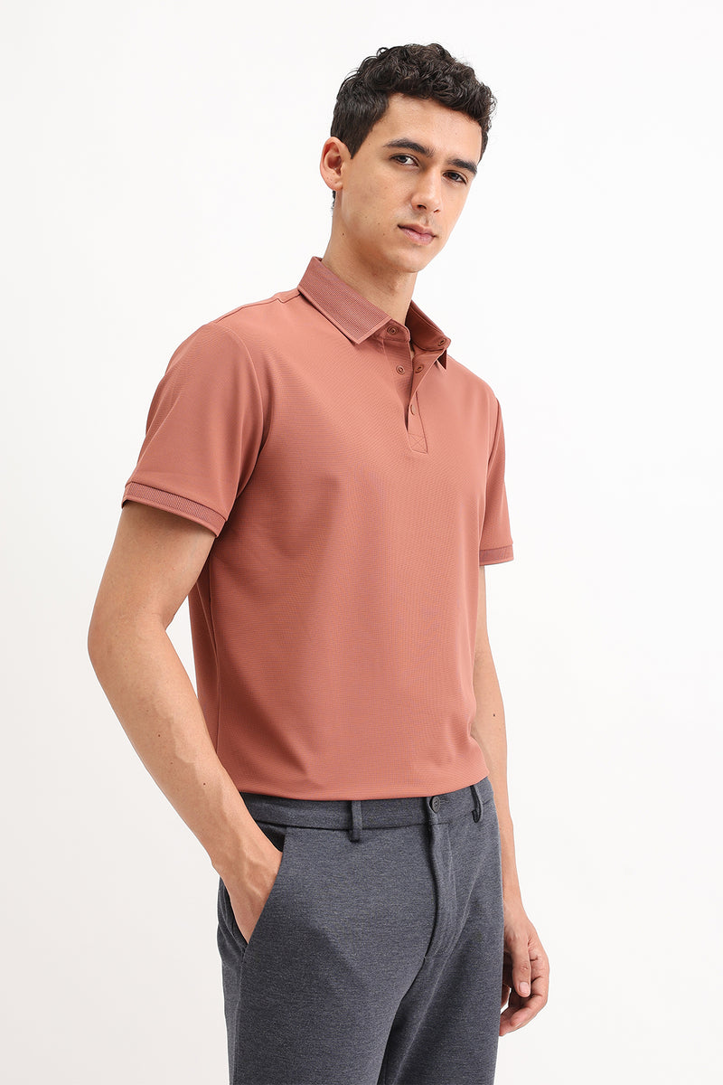 PLAIN POLO T-SHIRT