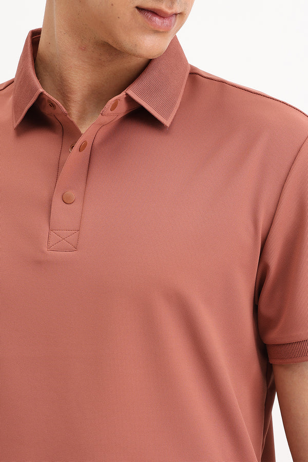 PLAIN POLO T-SHIRT