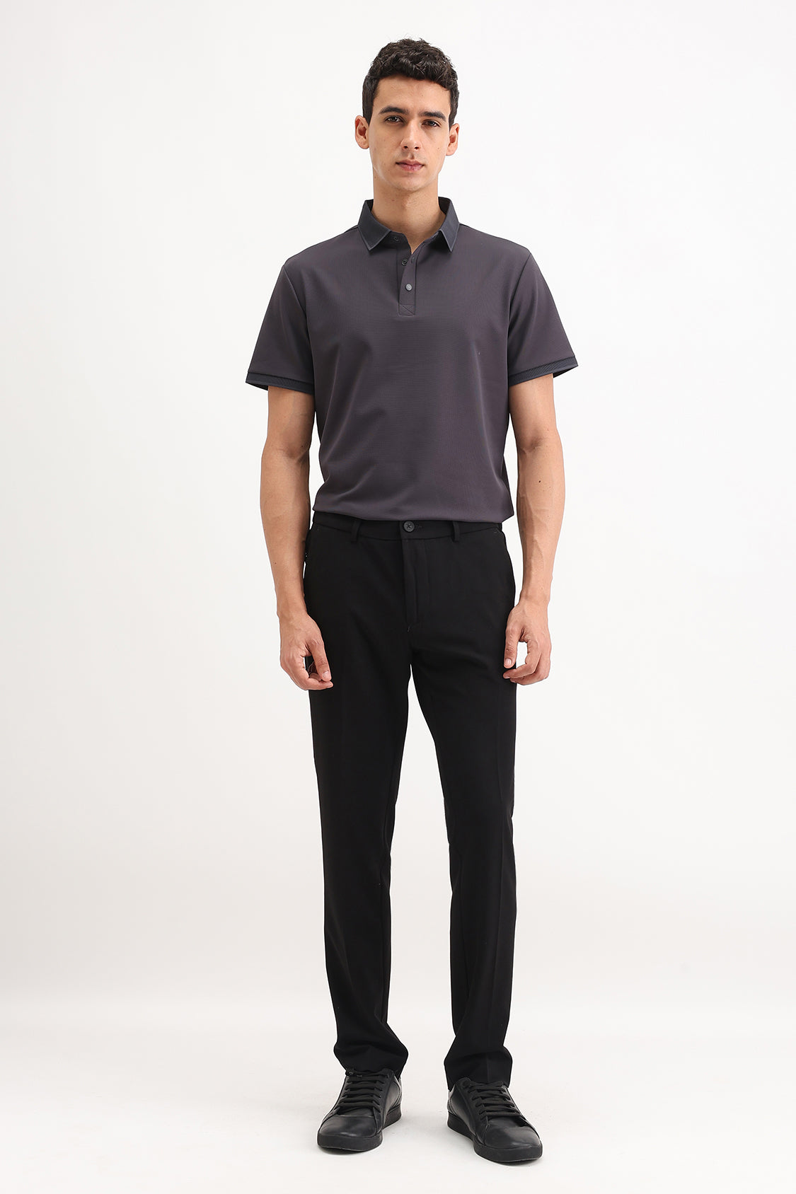 PLAIN POLO T-SHIRT