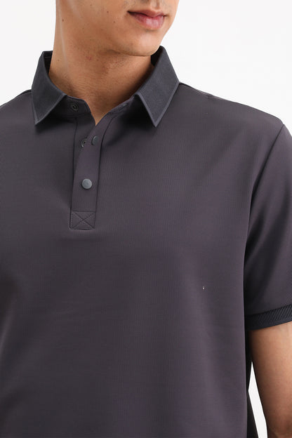 PLAIN POLO T-SHIRT