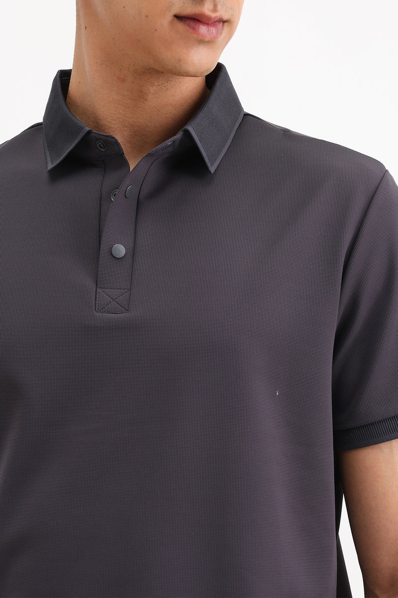 PLAIN POLO T-SHIRT