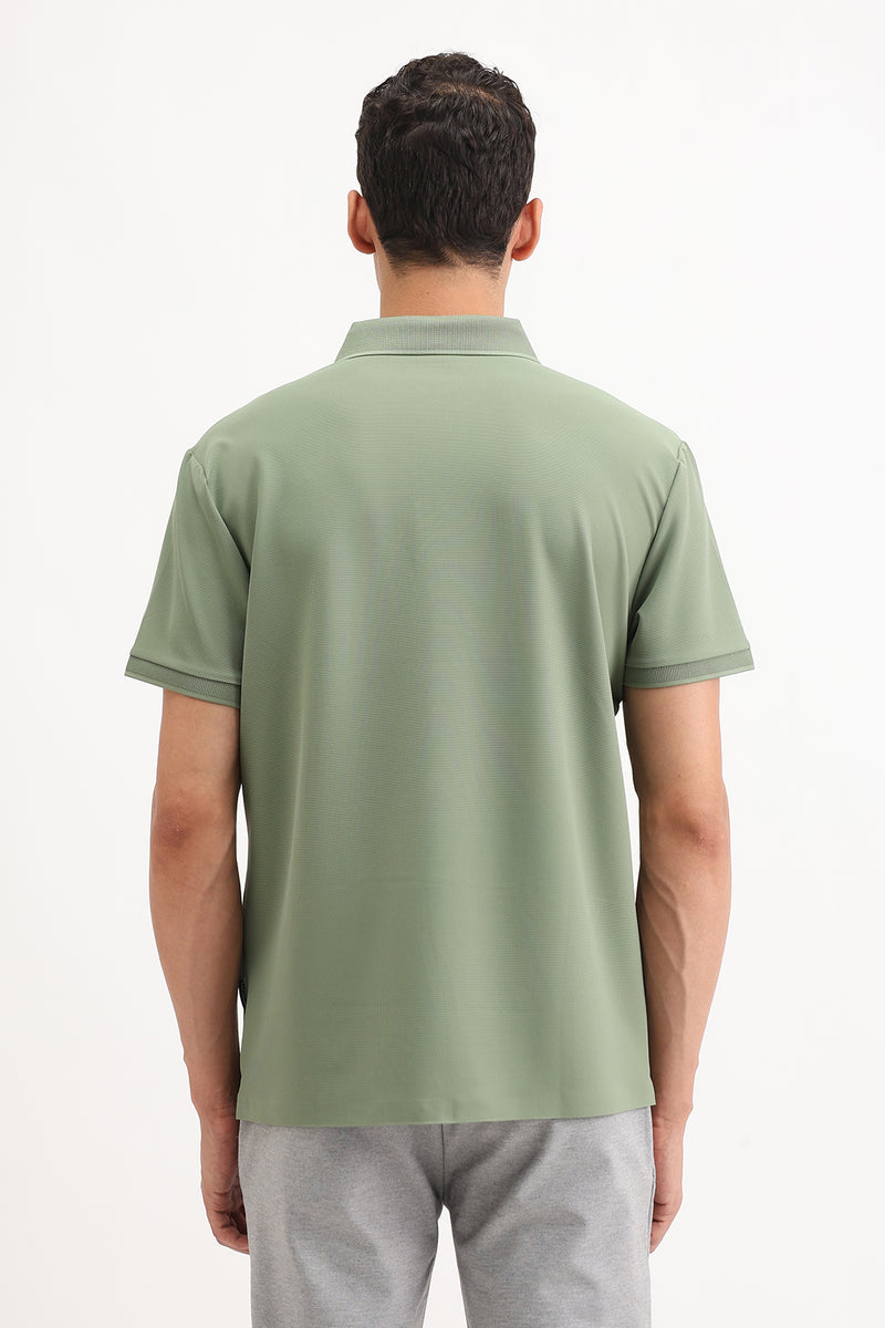 PLAIN POLO T-SHIRT