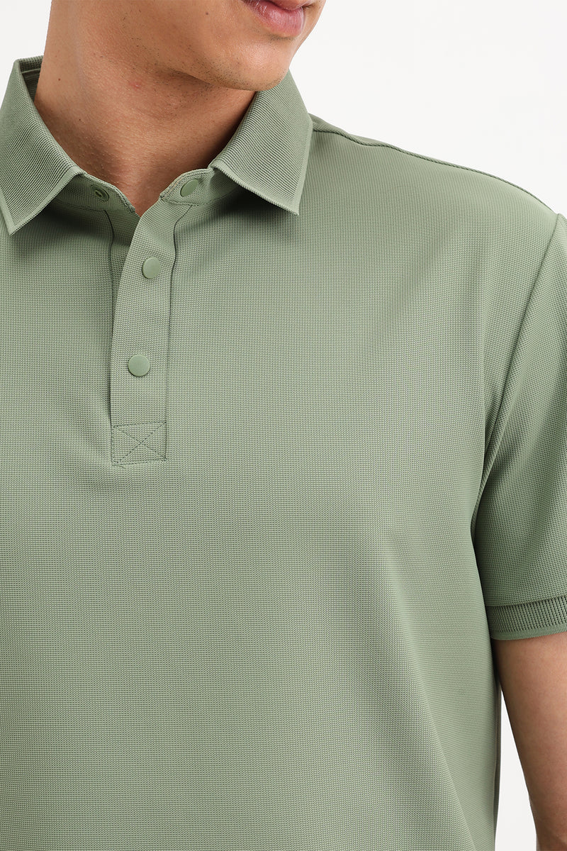 PLAIN POLO T-SHIRT