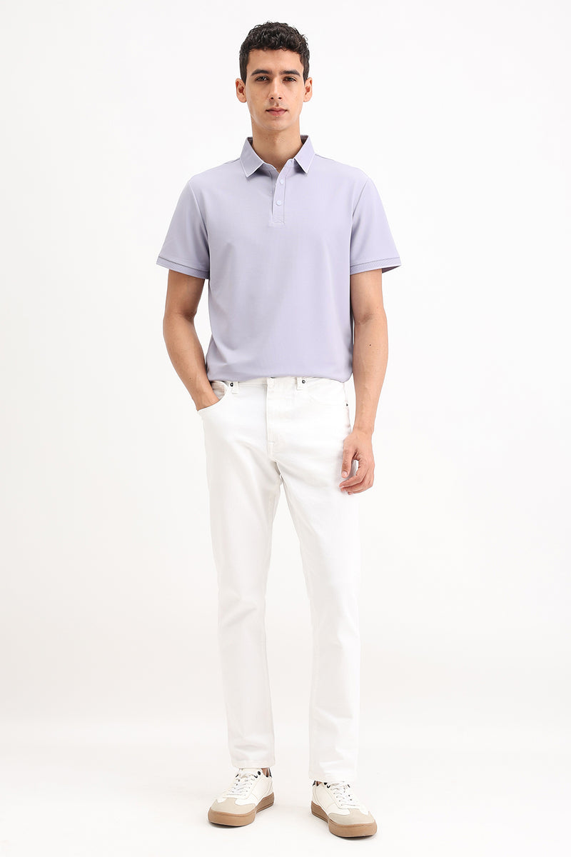 PLAIN POLO T-SHIRT