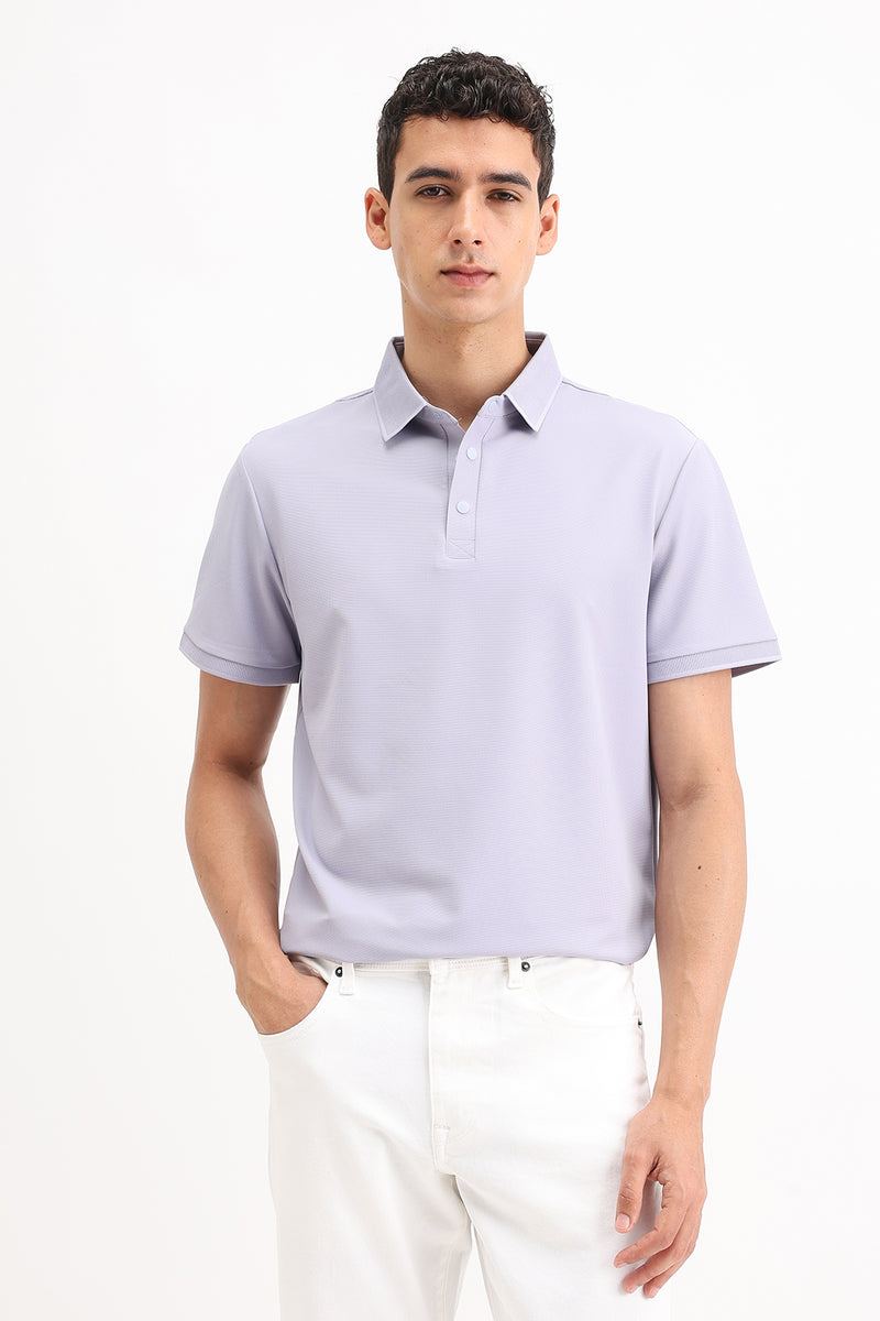 PLAIN POLO T-SHIRT