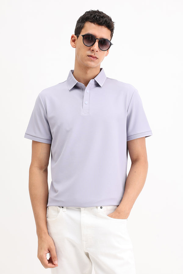 PLAIN POLO T-SHIRT