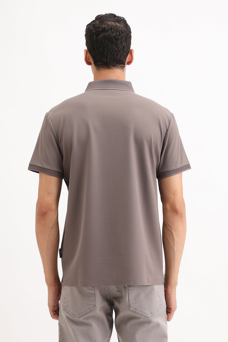 PLAIN POLO T-SHIRT