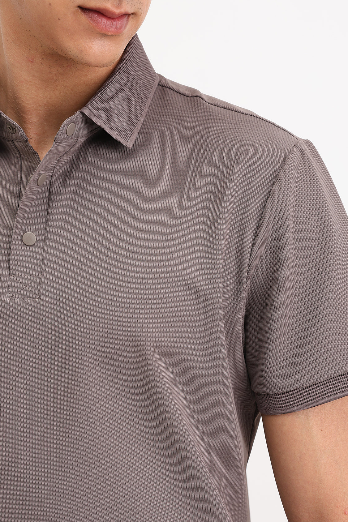 PLAIN POLO T-SHIRT