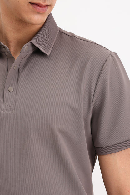 PLAIN POLO T-SHIRT