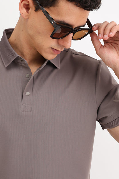 PLAIN POLO T-SHIRT