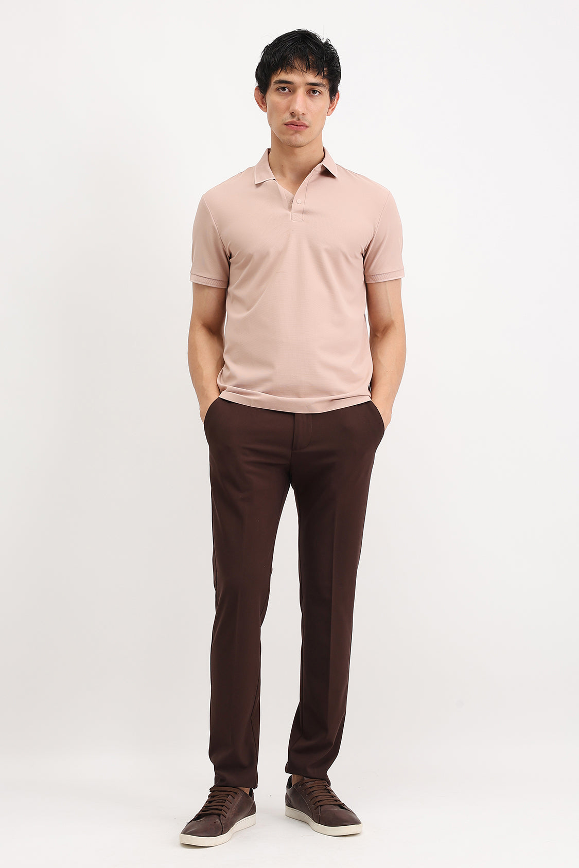 PLAIN POLO T-SHIRT