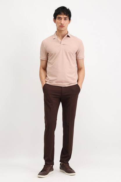 PLAIN POLO T-SHIRT