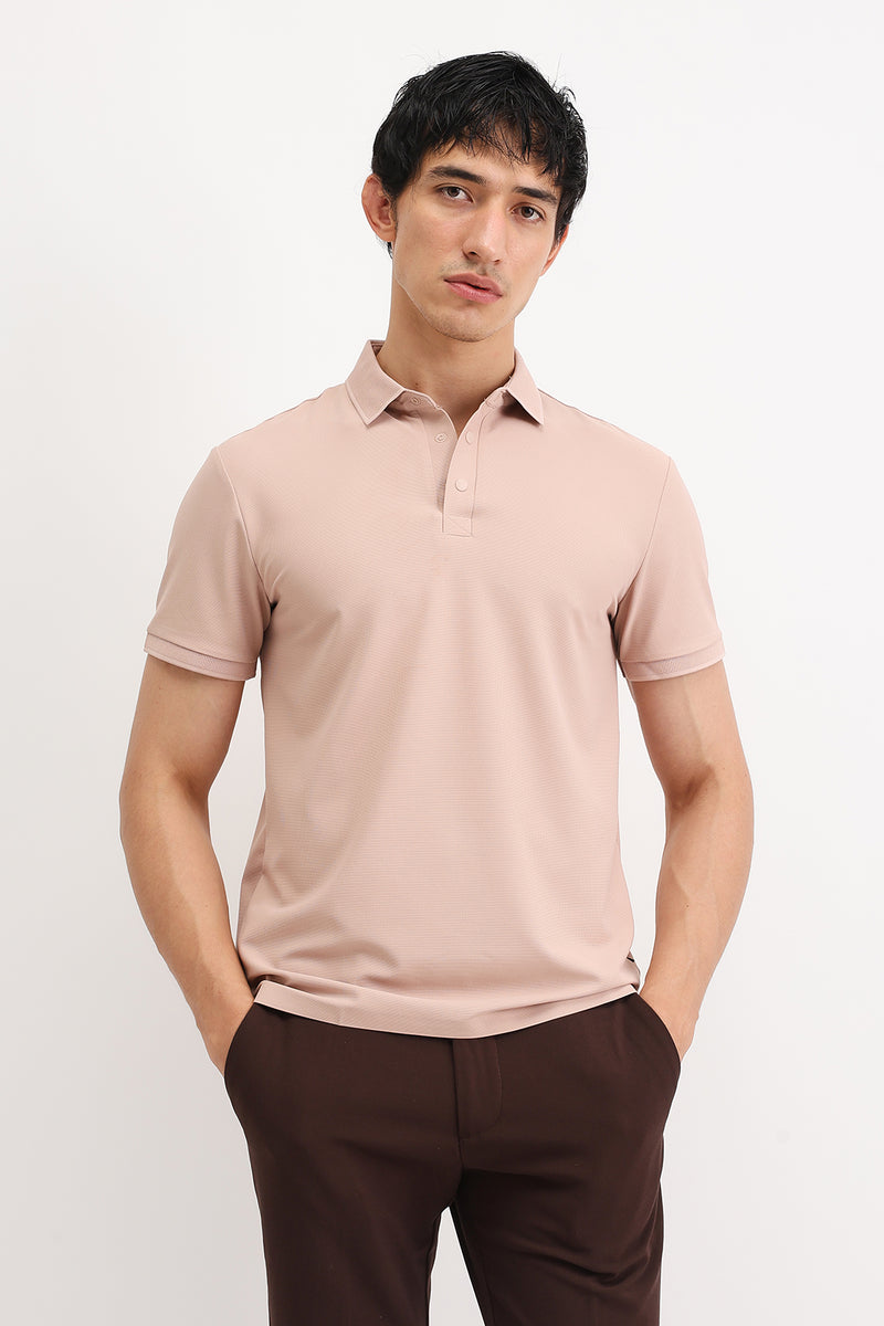 PLAIN POLO T-SHIRT