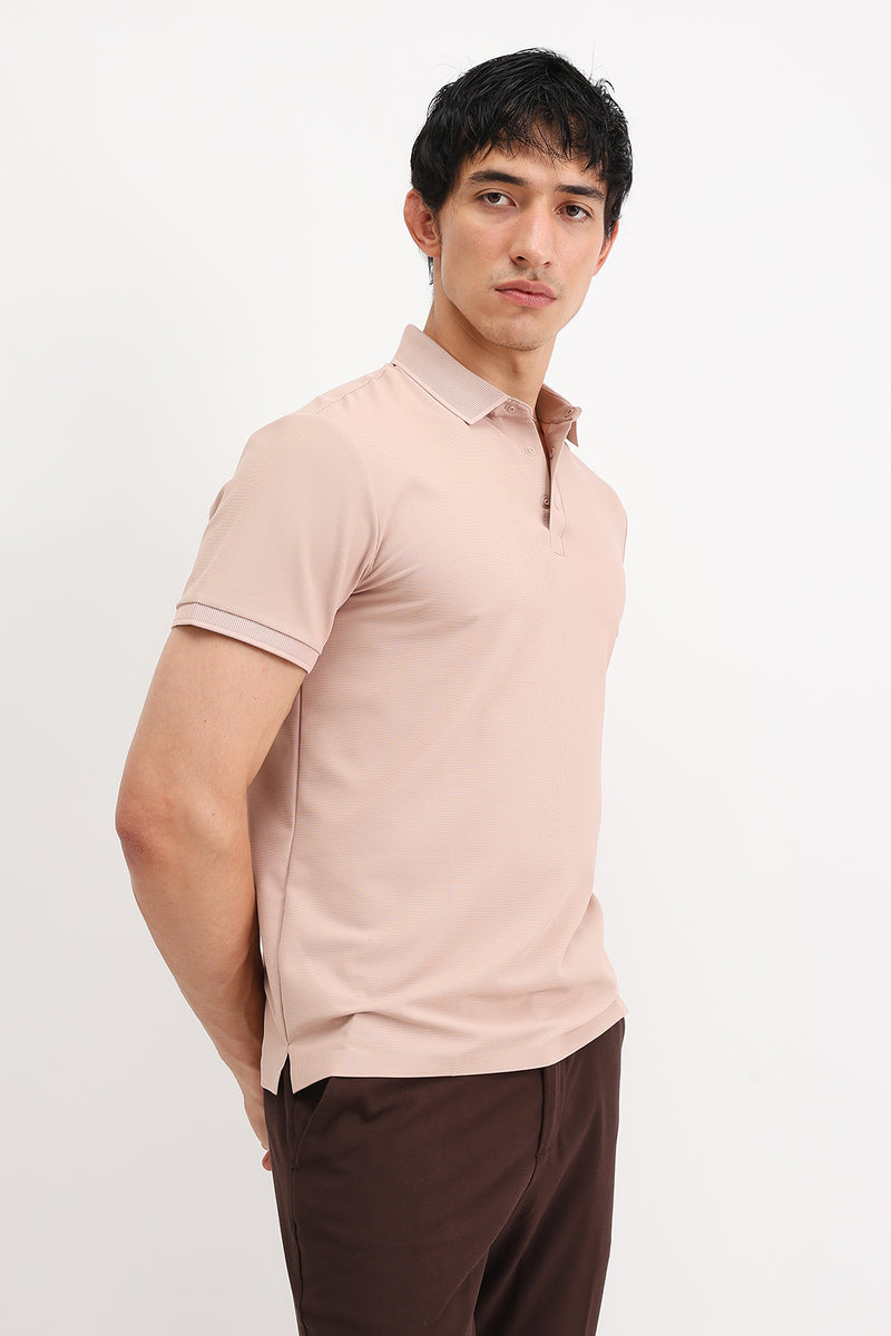 PLAIN POLO T-SHIRT