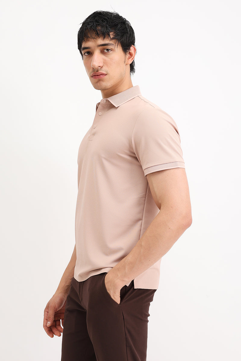 PLAIN POLO T-SHIRT