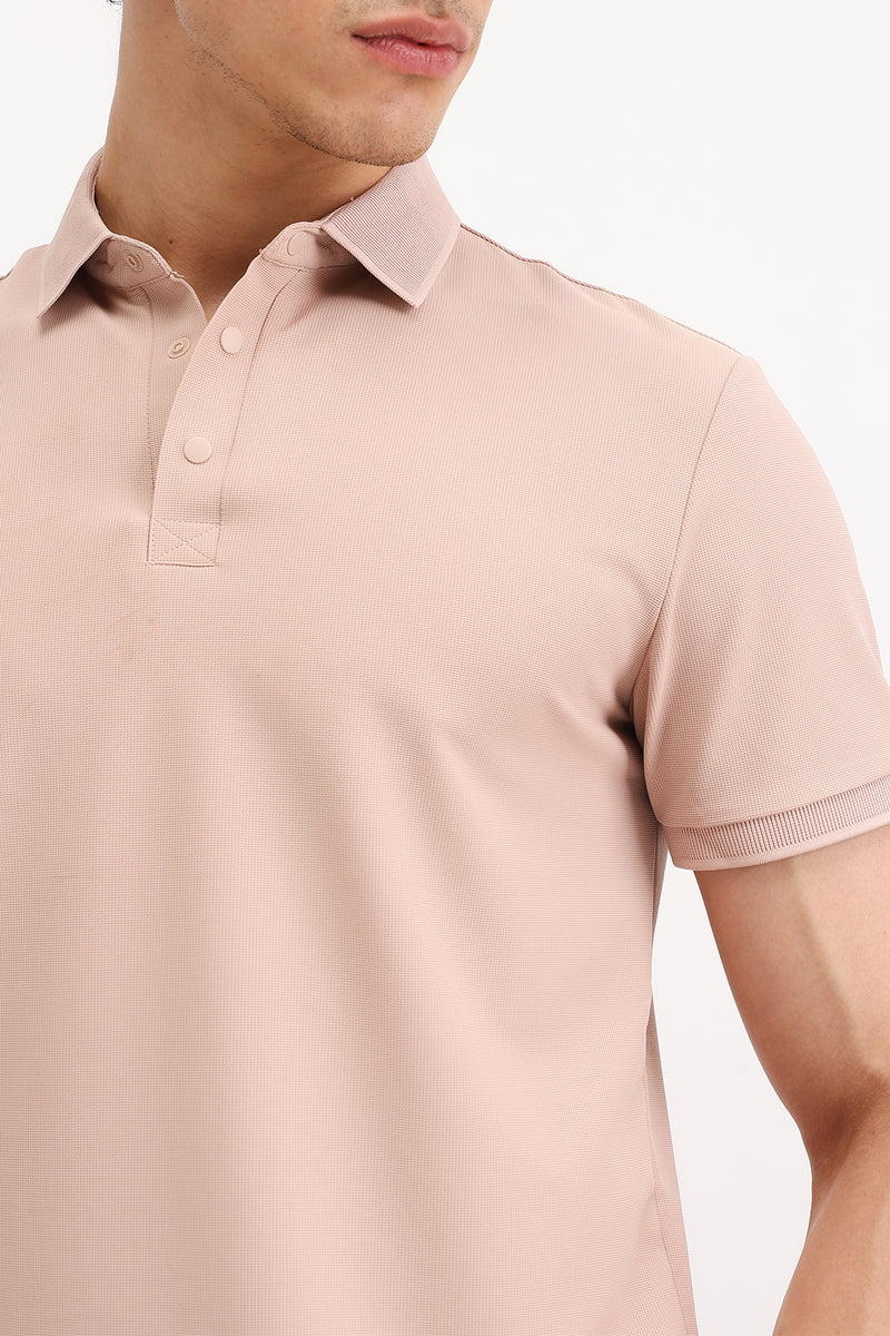 PLAIN POLO T-SHIRT