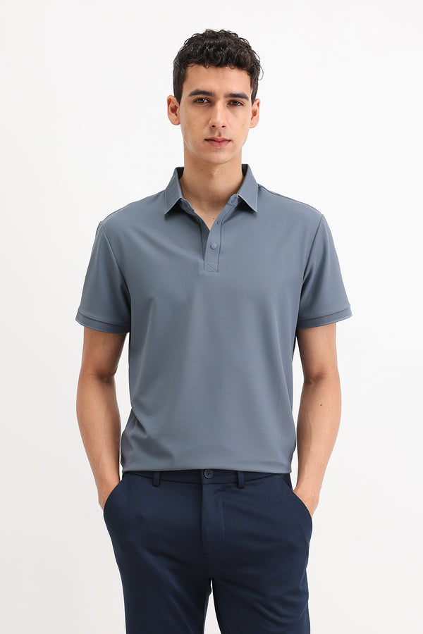 PLAIN POLO T-SHIRT