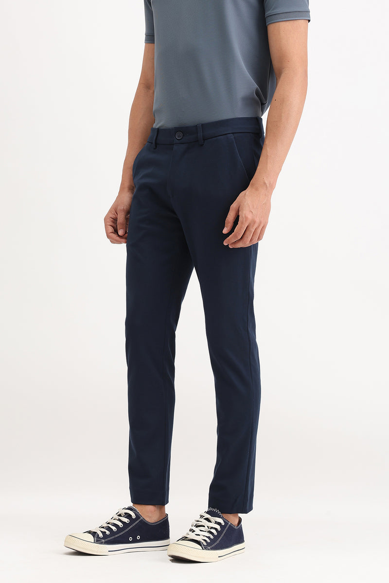 SLIM FIT PLAIN TROUSER