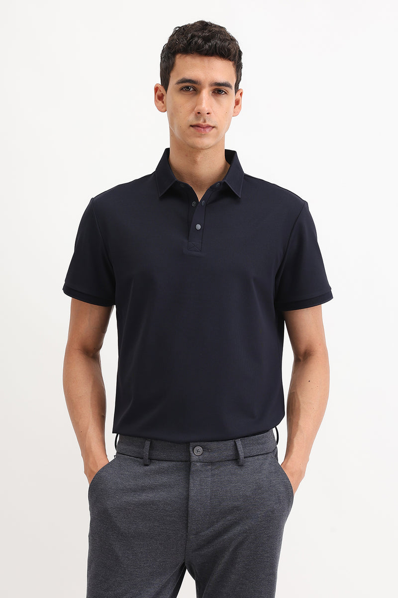 PLAIN POLO T-SHIRT