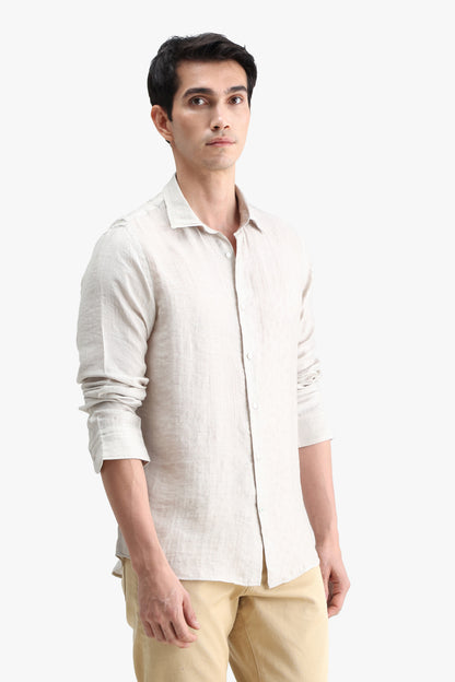 Viscose Blend Solid Shirt