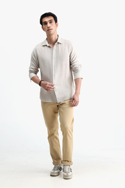 Viscose Blend Solid Shirt