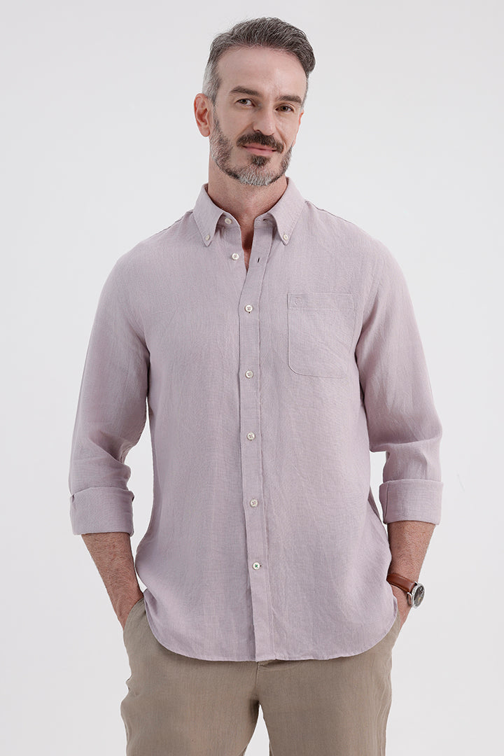 CAMEO LILAC LINEN SHIRT