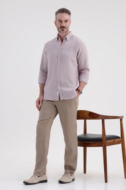 CAMEO LILAC LINEN SHIRT