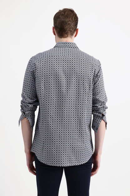 GEOMETRIC PRINTED SHIRT