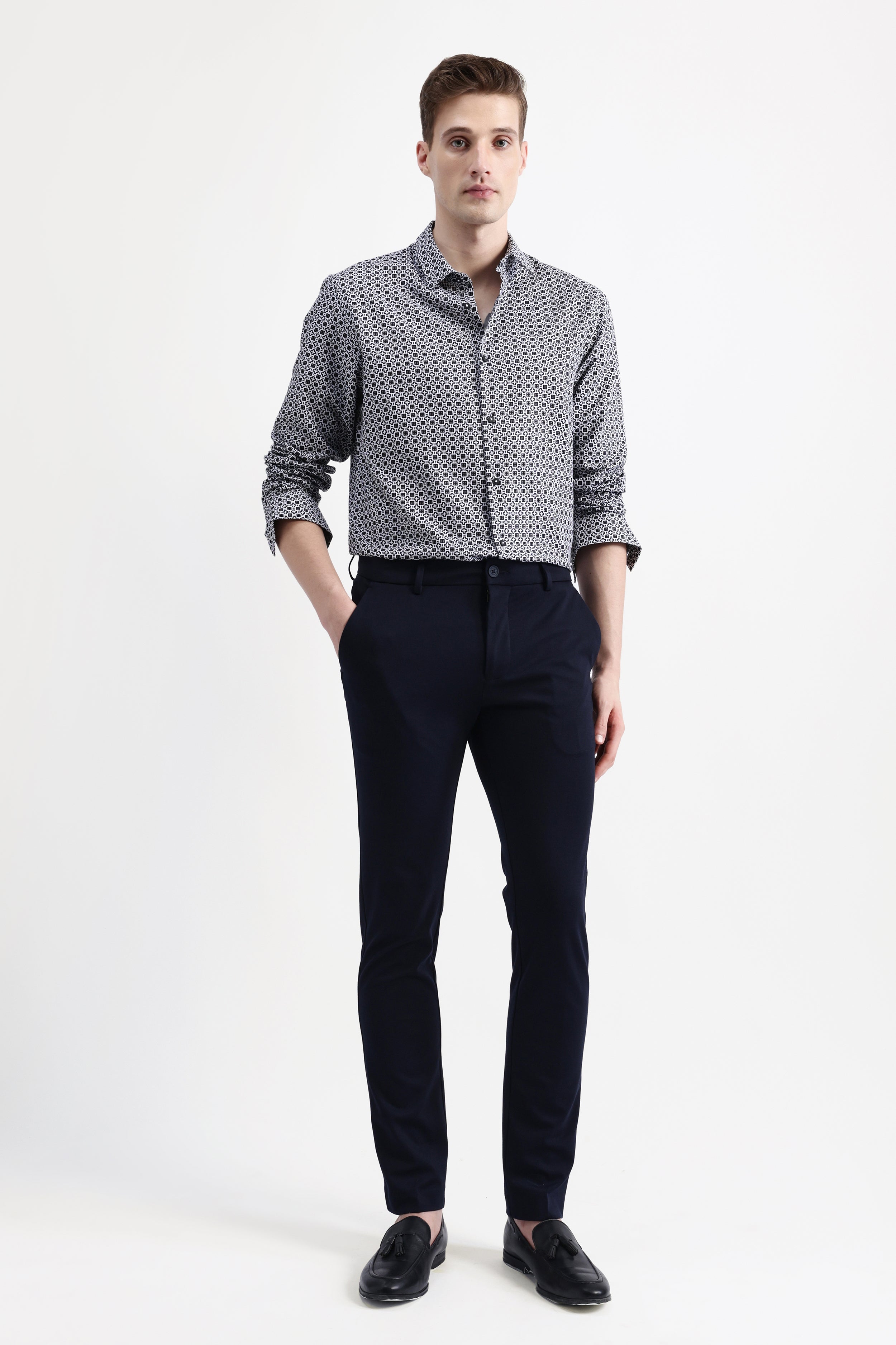 GEOMETRIC PRINTED SHIRT