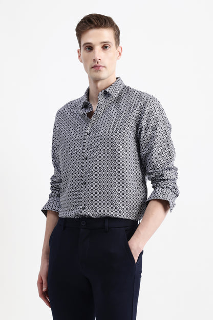 GEOMETRIC PRINTED SHIRT