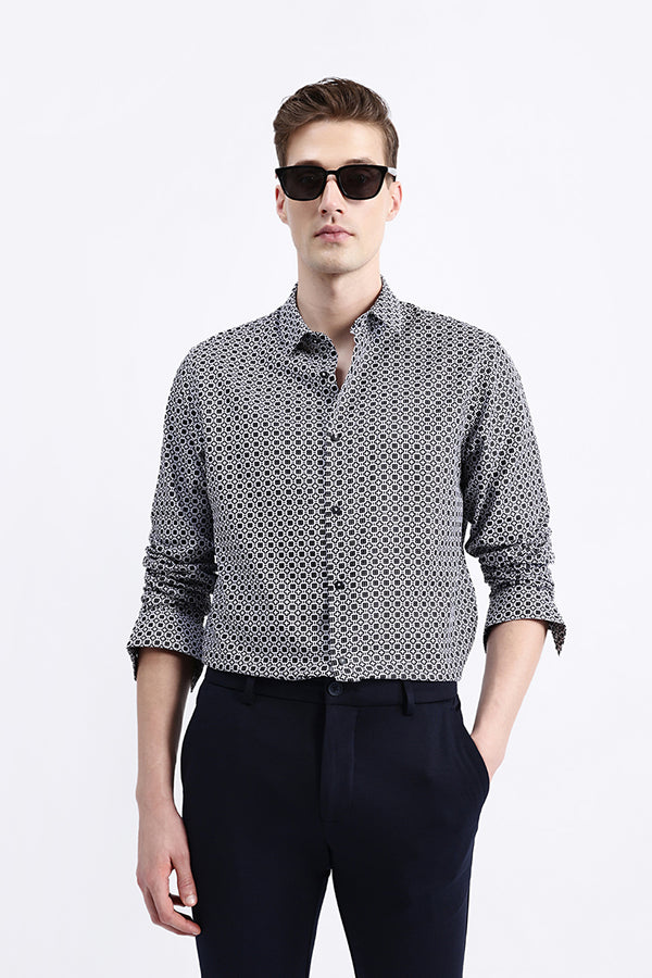GEOMETRIC PRINTED SHIRT