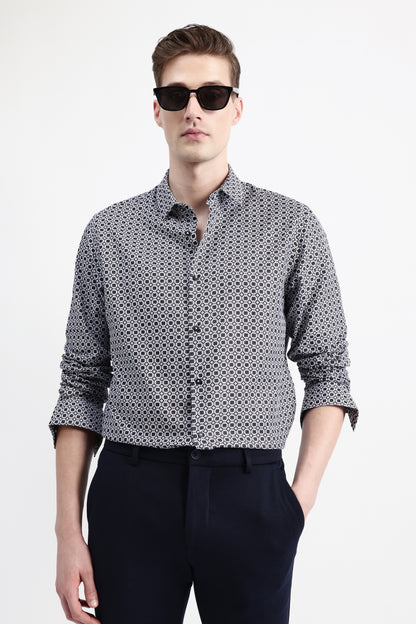 GEOMETRIC PRINTED SHIRT