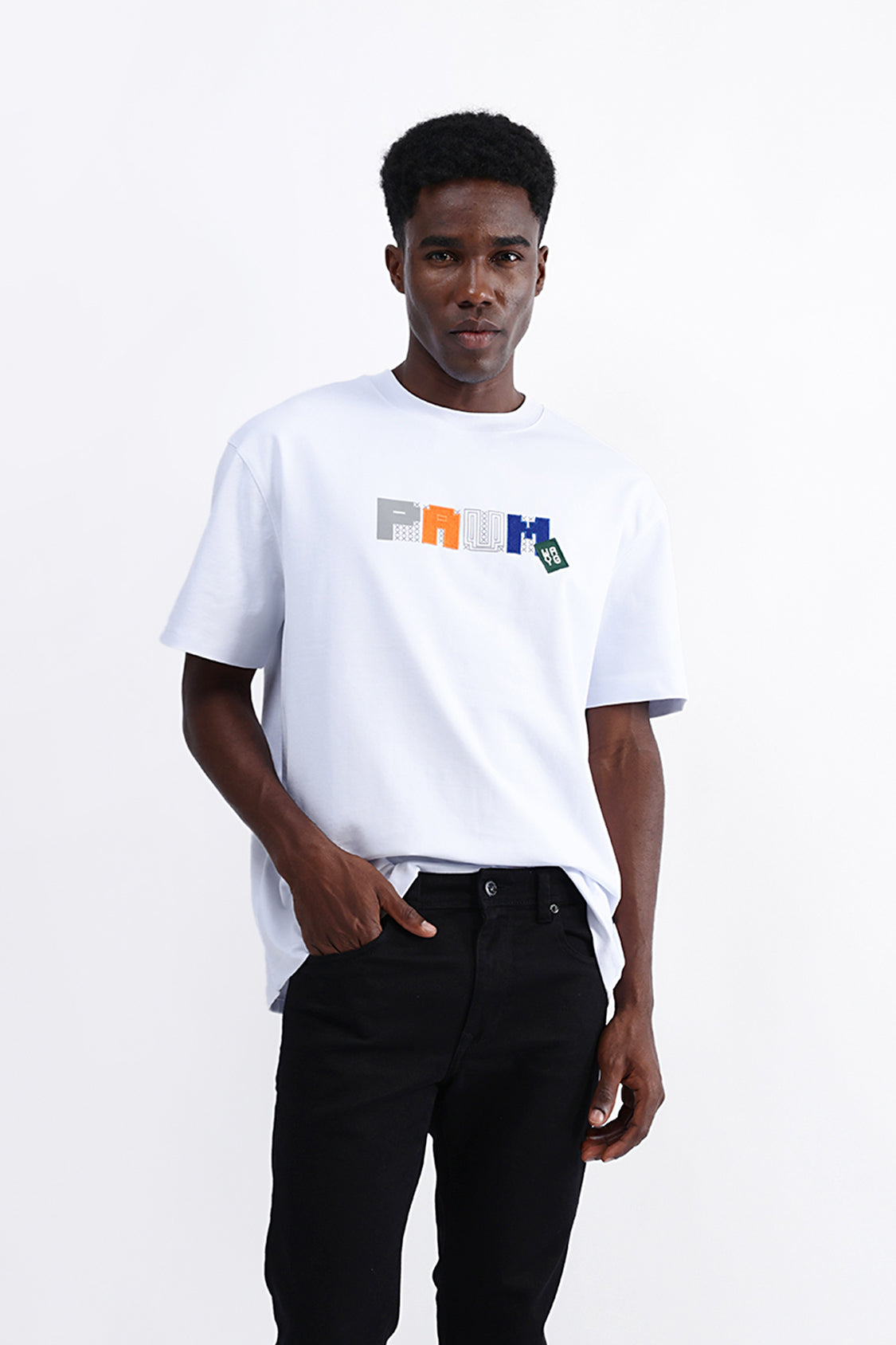 GRAPHIC PRINT OVERSIZED TEE