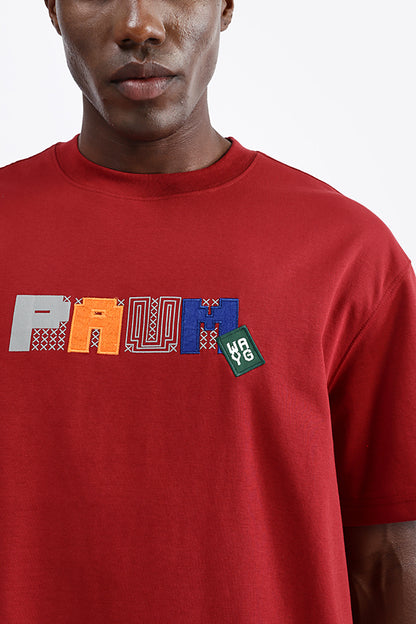 EMBROIDERED OVERSIZED TEE