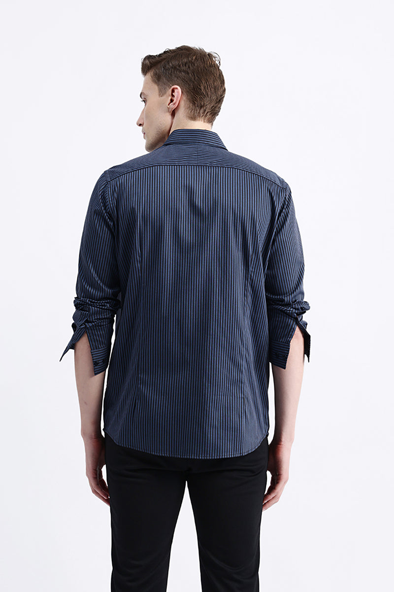 FULL SLEEVES STRIPED SHIRT