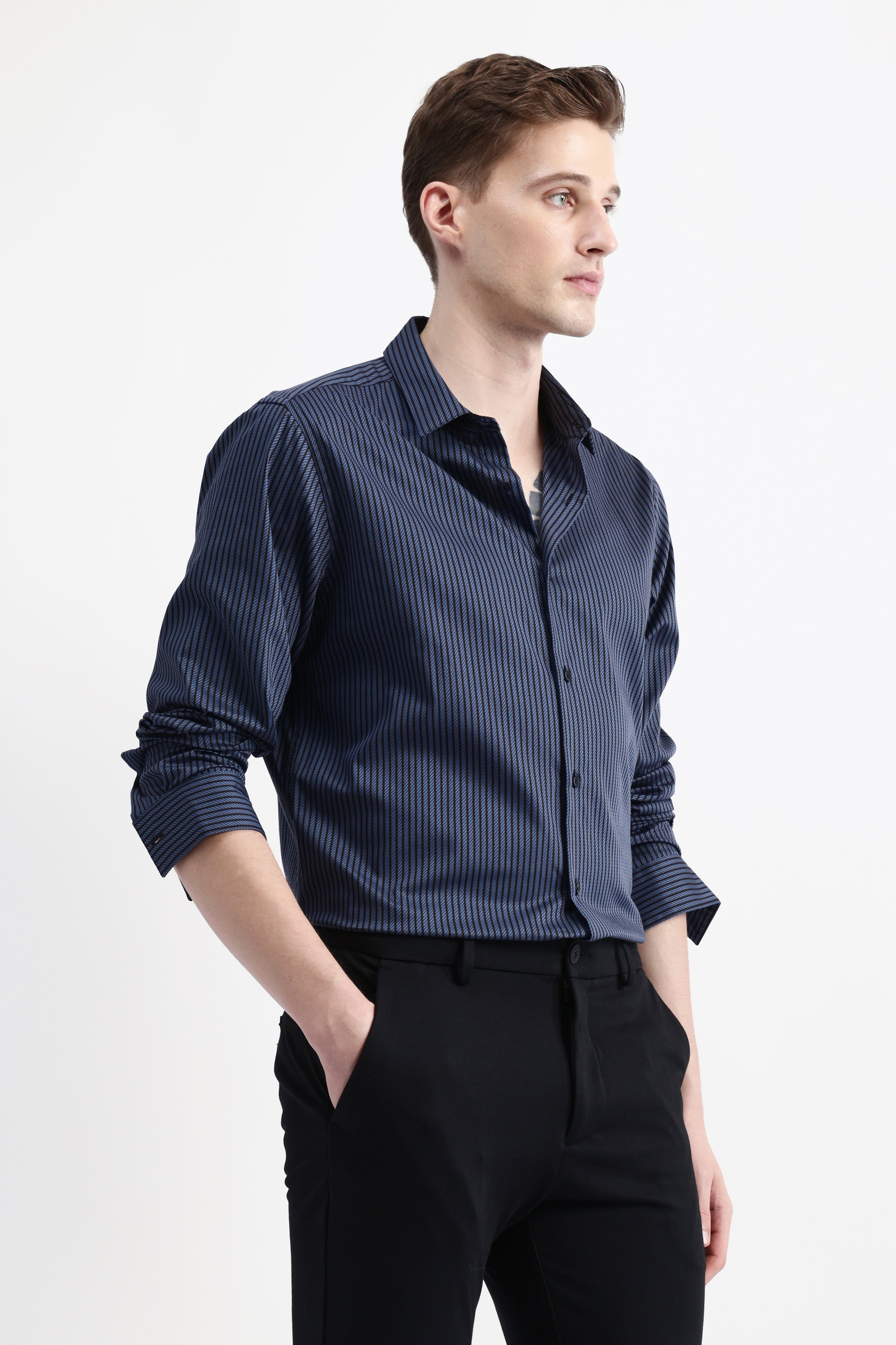 FULL SLEEVES STRIPED SHIRT