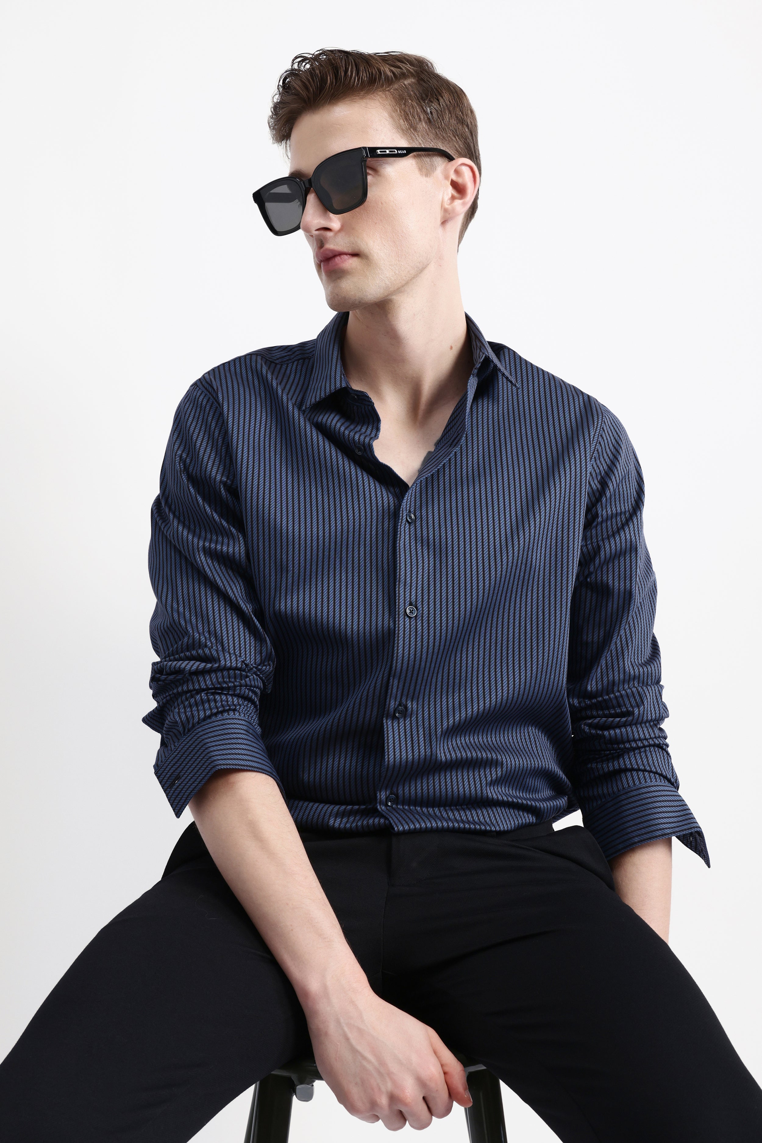 FULL SLEEVES STRIPED SHIRT