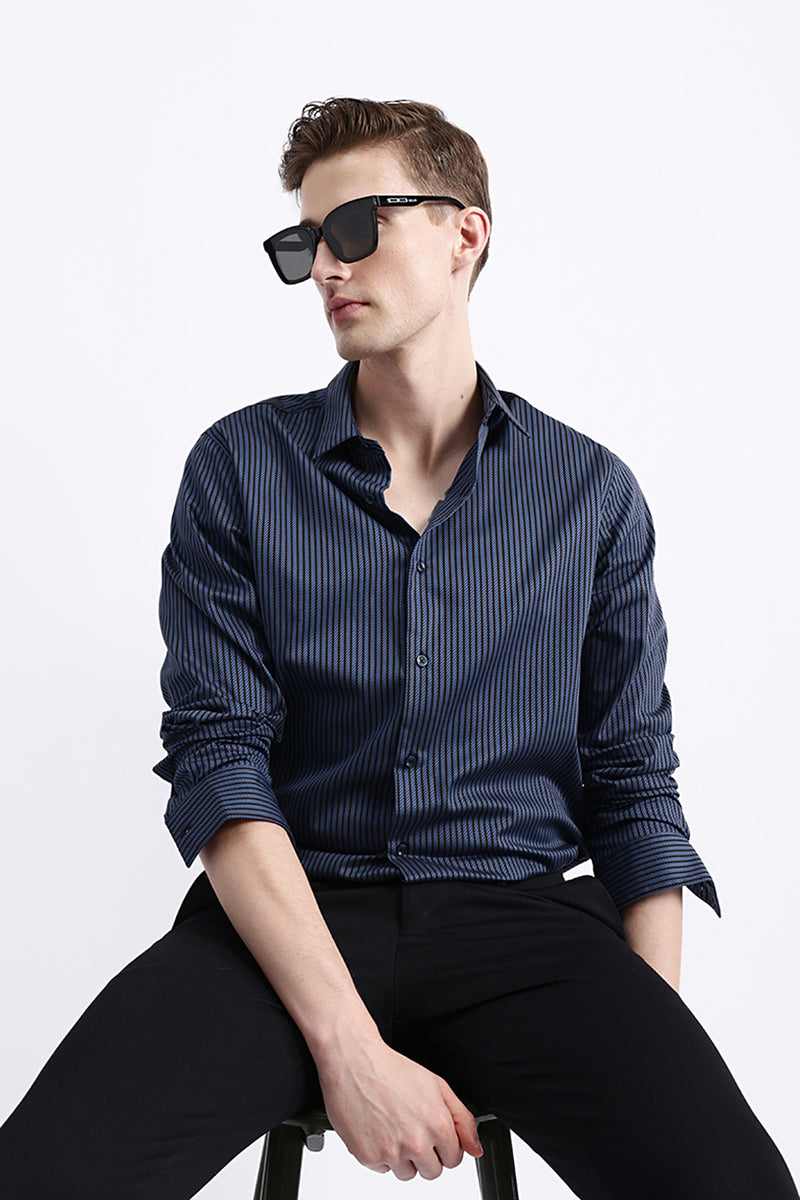 FULL SLEEVES STRIPED SHIRT