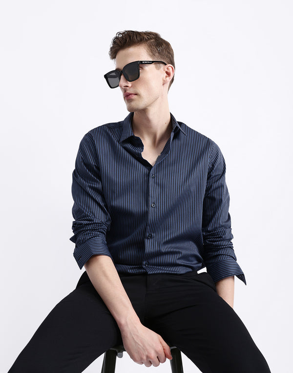 FULL SLEEVES STRIPED SHIRT