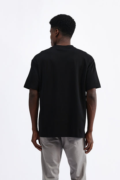 PATCH EMBROIDERED OVERSIZED TEE