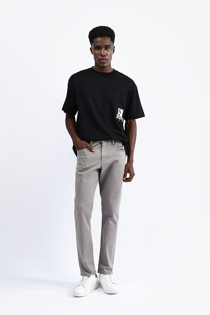 PATCH EMBROIDERED OVERSIZED TEE