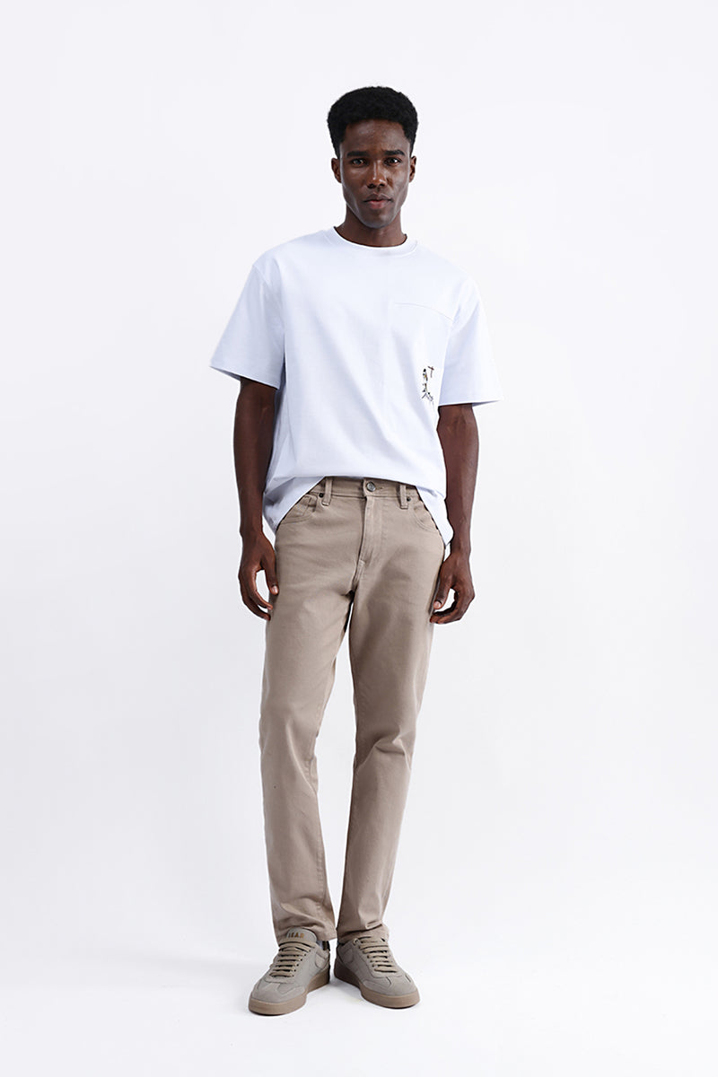 PATCH EMBROIDERED OVERSIZED TEE