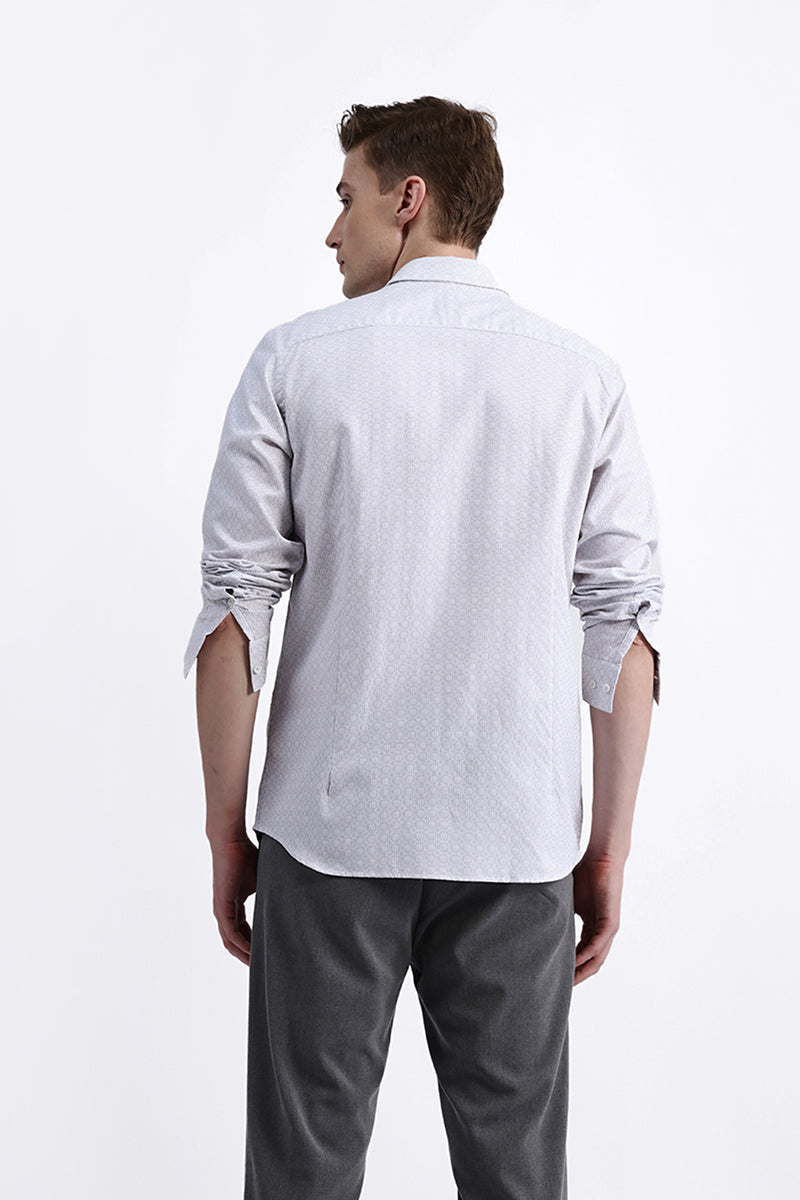 FULL SLEEVES JACQUARD SHIRT