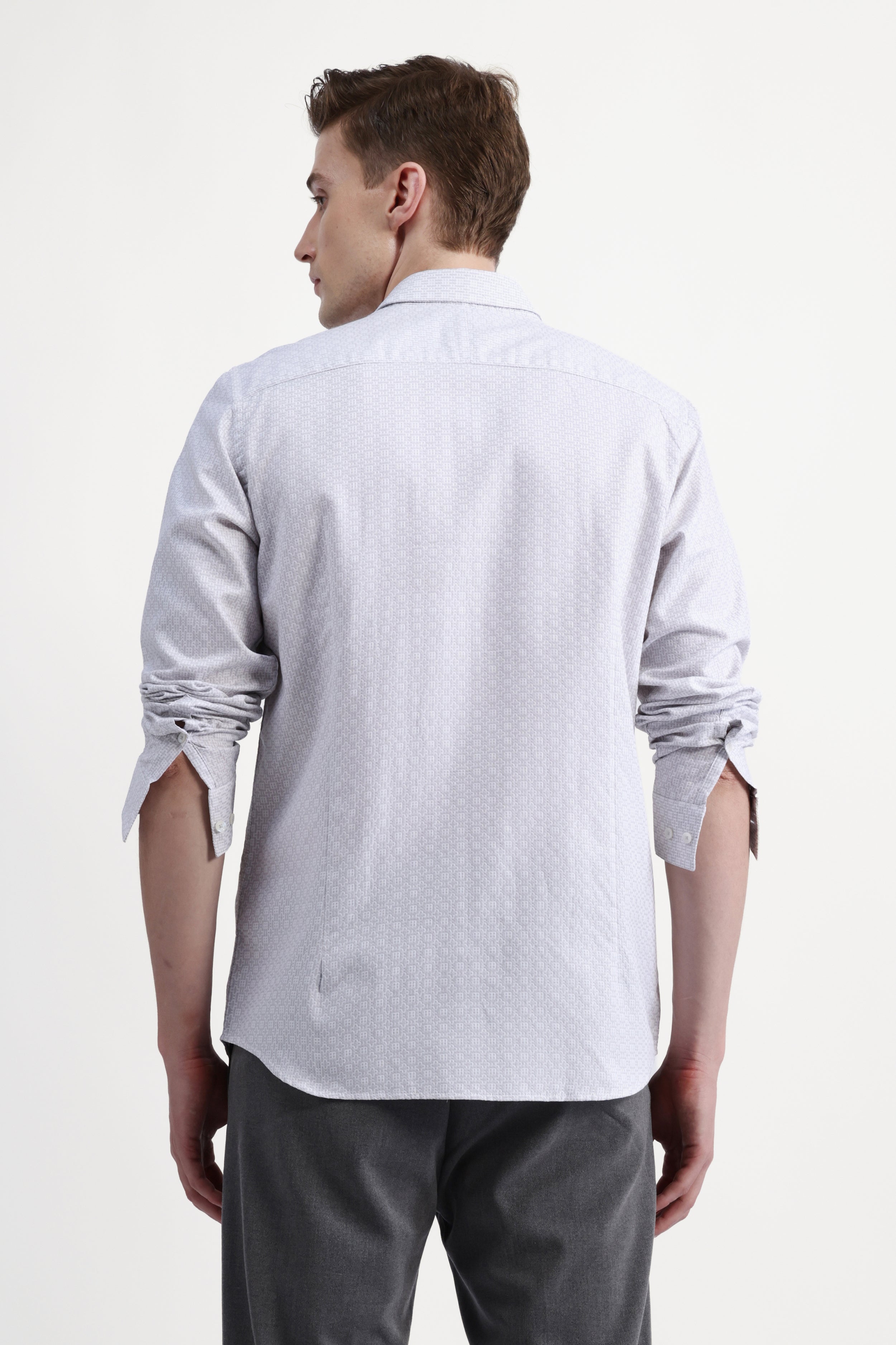 FULL SLEEVES JACQUARD SHIRT