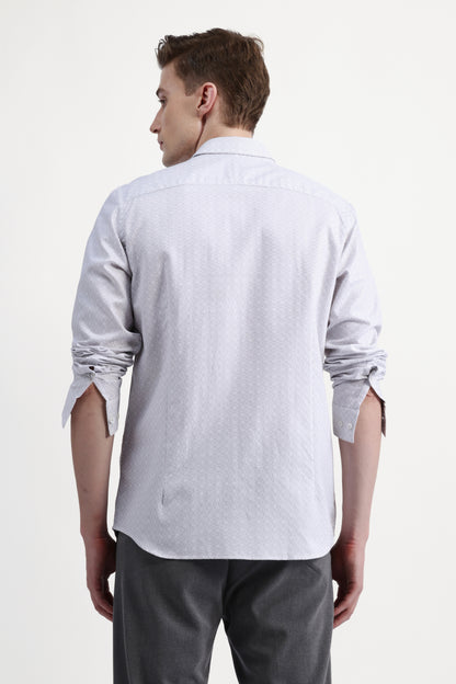FULL SLEEVES JACQUARD SHIRT