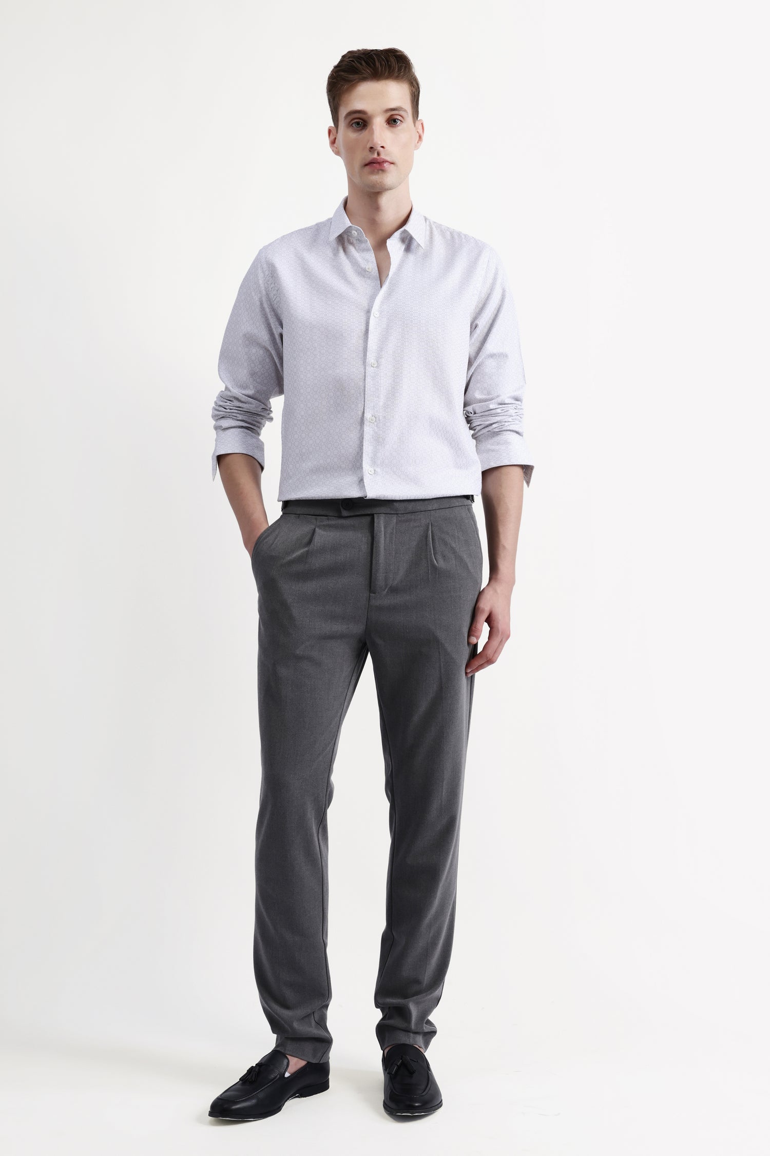 FULL SLEEVES JACQUARD SHIRT