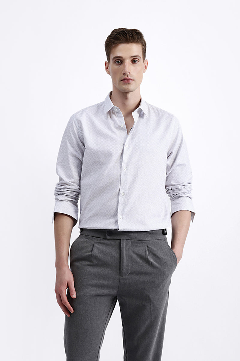 FULL SLEEVES JACQUARD SHIRT