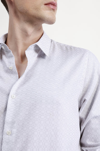 FULL SLEEVES JACQUARD SHIRT