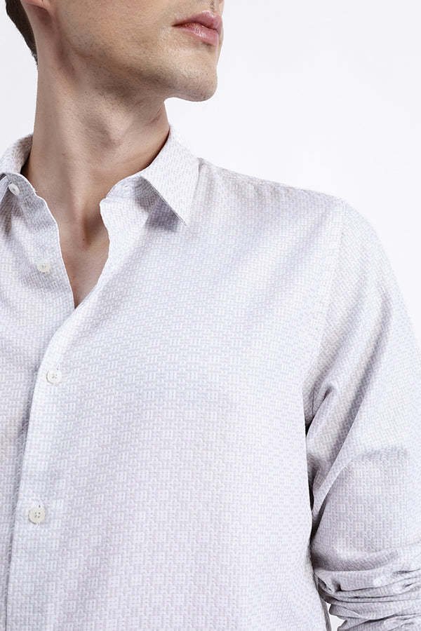 FULL SLEEVES JACQUARD SHIRT